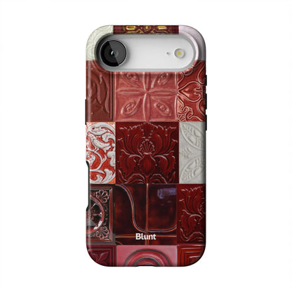 Checkered-Rouge-iphone-case-iPhone 17 Air-1