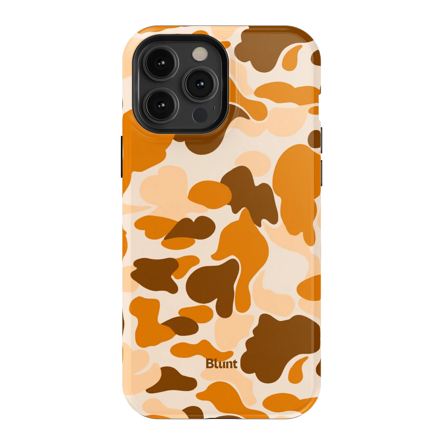 Orange Camo iPhone Case