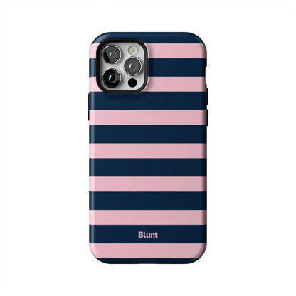 Blueberry-Blush-Stripe-iphone-case-iPhone 12 Pro-1