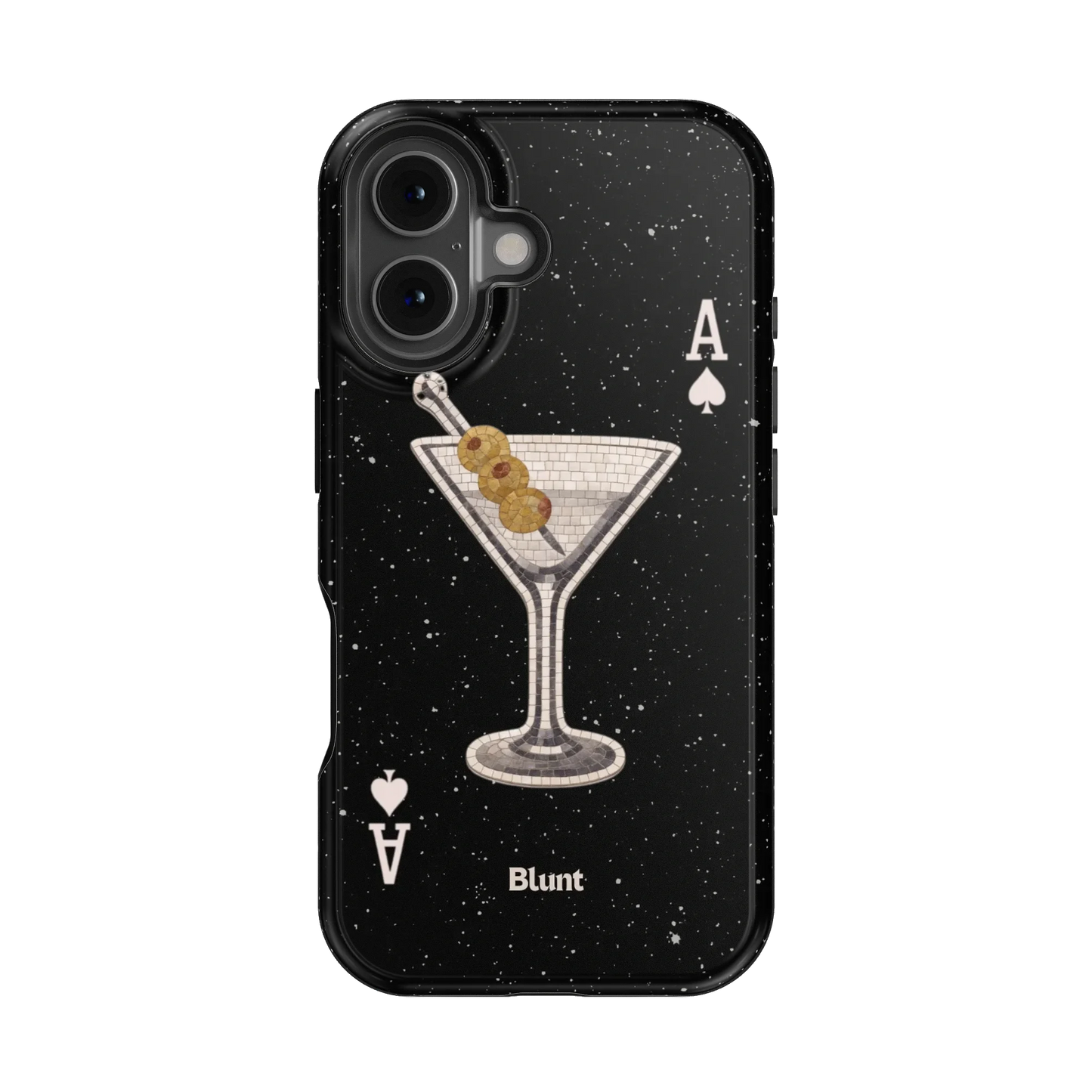 Black Dirty Martini iPhone Case