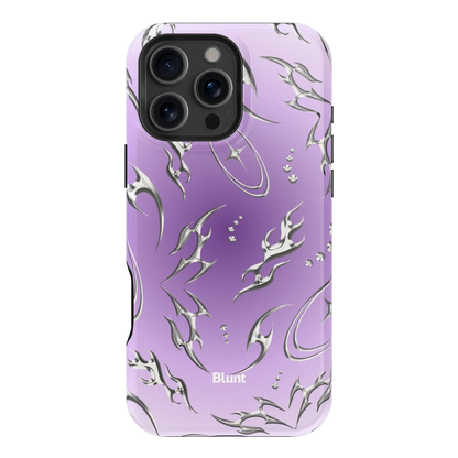Purple Cyber iPhone Case