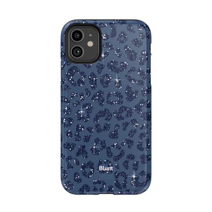 Blue Cheetah Print iPhone Case
