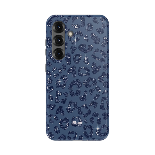 Blue Cheetah Print Samsung Case