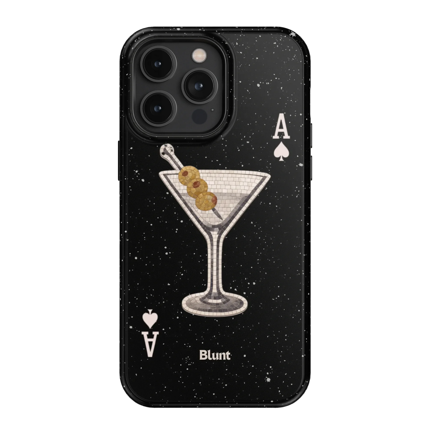 Black Dirty Martini iPhone Case