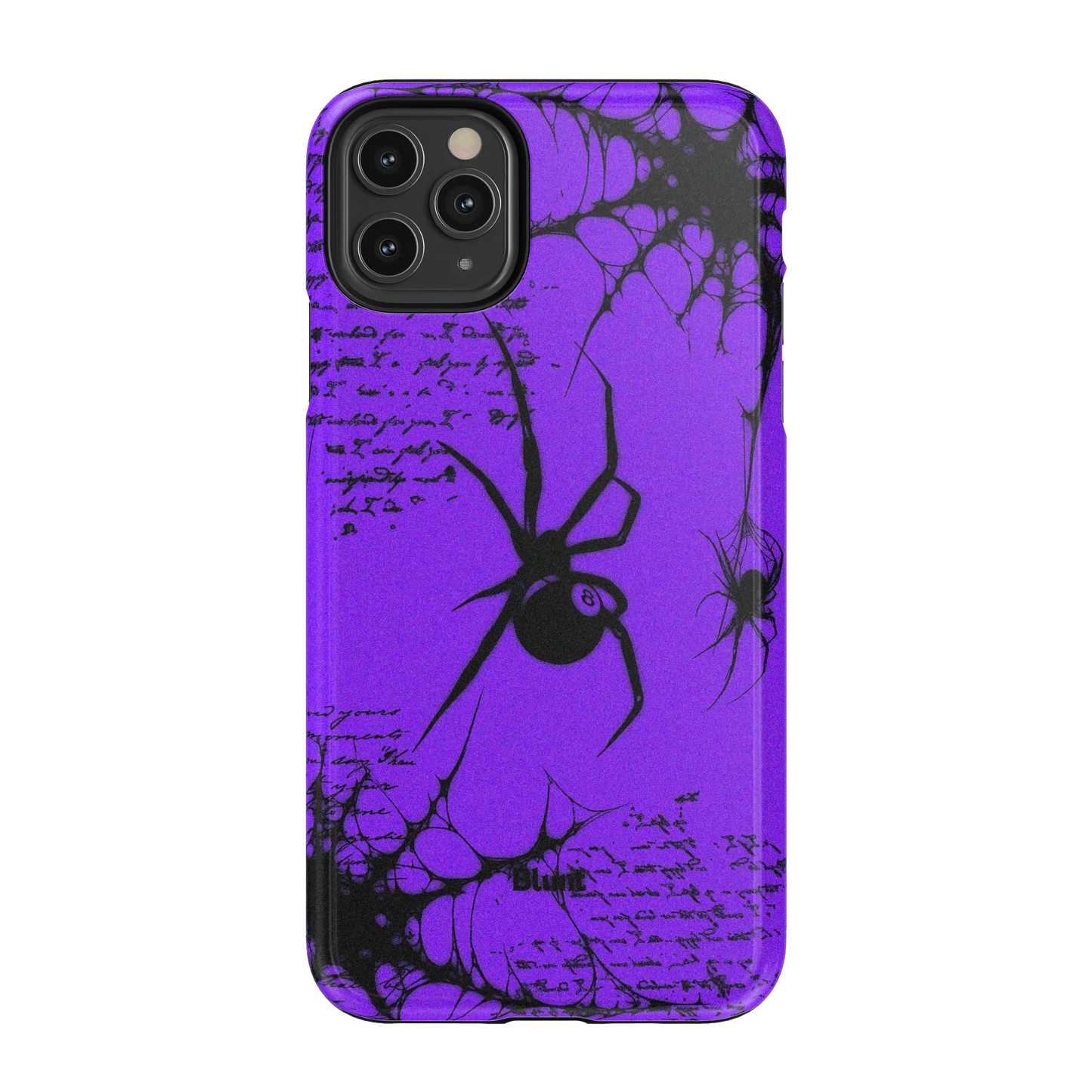 Violet Script iPhone Case