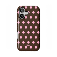 Chocolate Polka iPhone Case