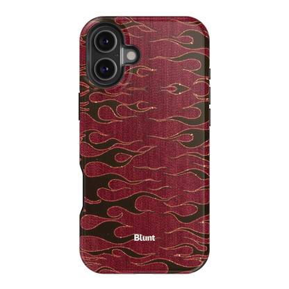 Crimson Fire iPhone Case