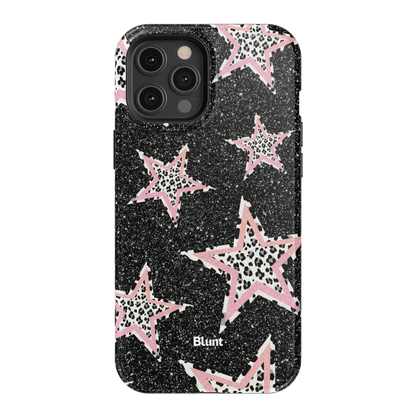 Pink Zebra Stars iPhone Case