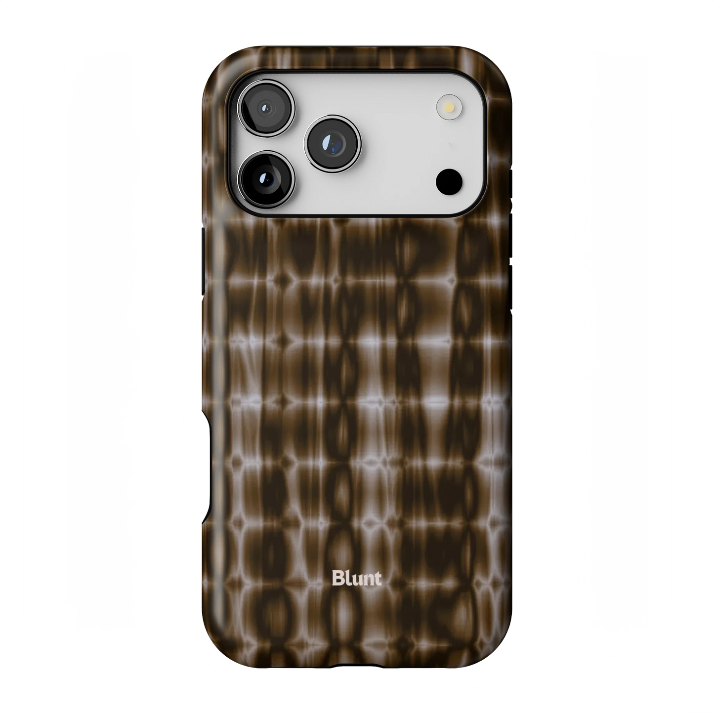 Brown Ripple iPhone Case