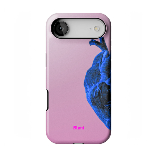 Anatomy Heart Blue iPhone Case