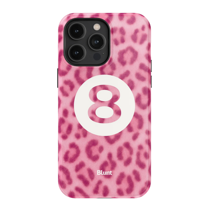 Pink Cheetah Magic 8 iPhone Case