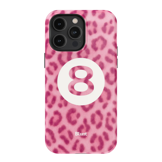 Pink Cheetah Magic 8 iPhone Case