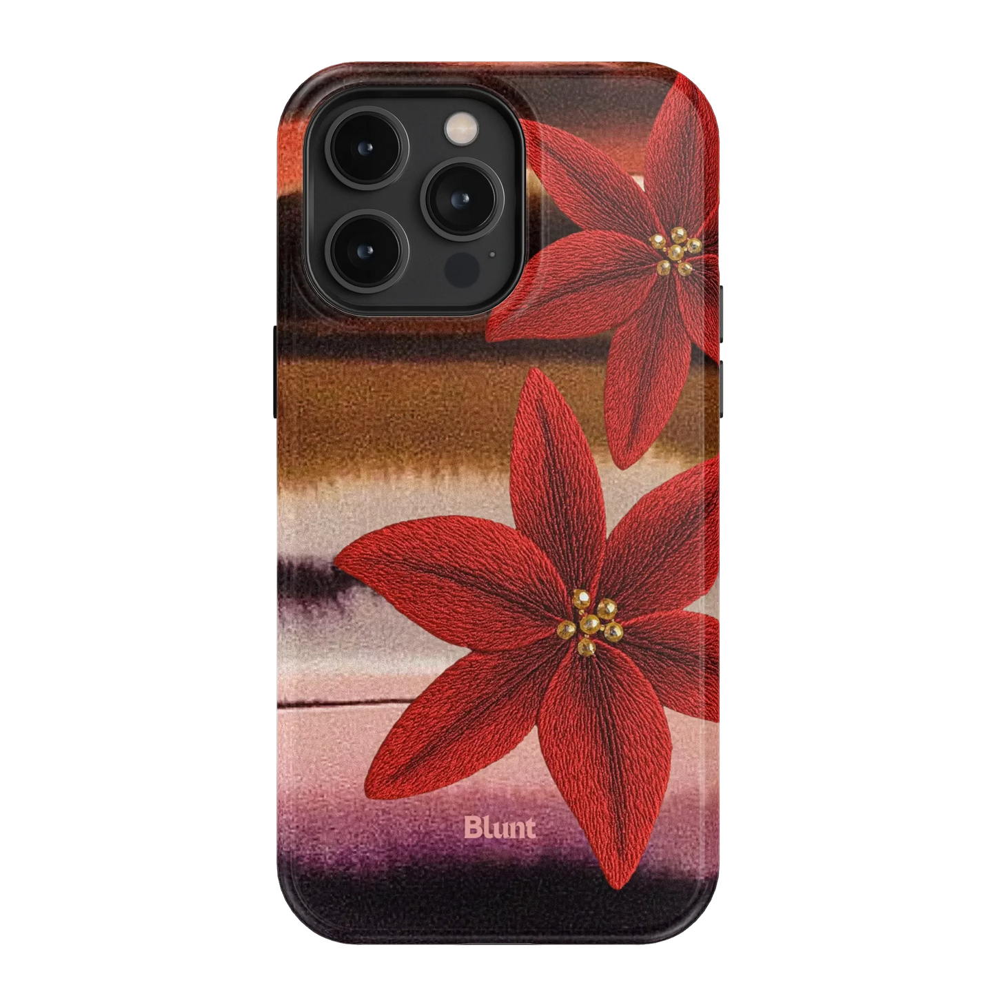 Crimson Bloom iPhone Case