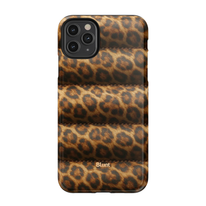 Cheetah Puffer iPhone Case