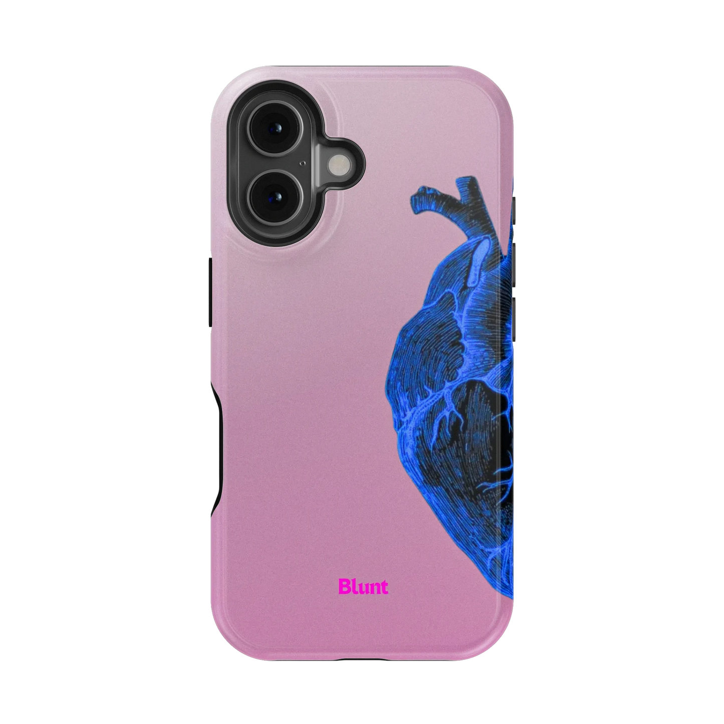 Anatomy Heart Blue iPhone Case