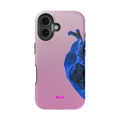 Anatomy Heart Blue iPhone Case
