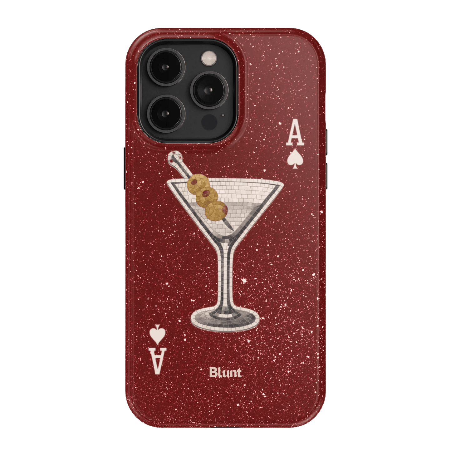 Red Dirty Martini iPhone Case - Blunt Cases