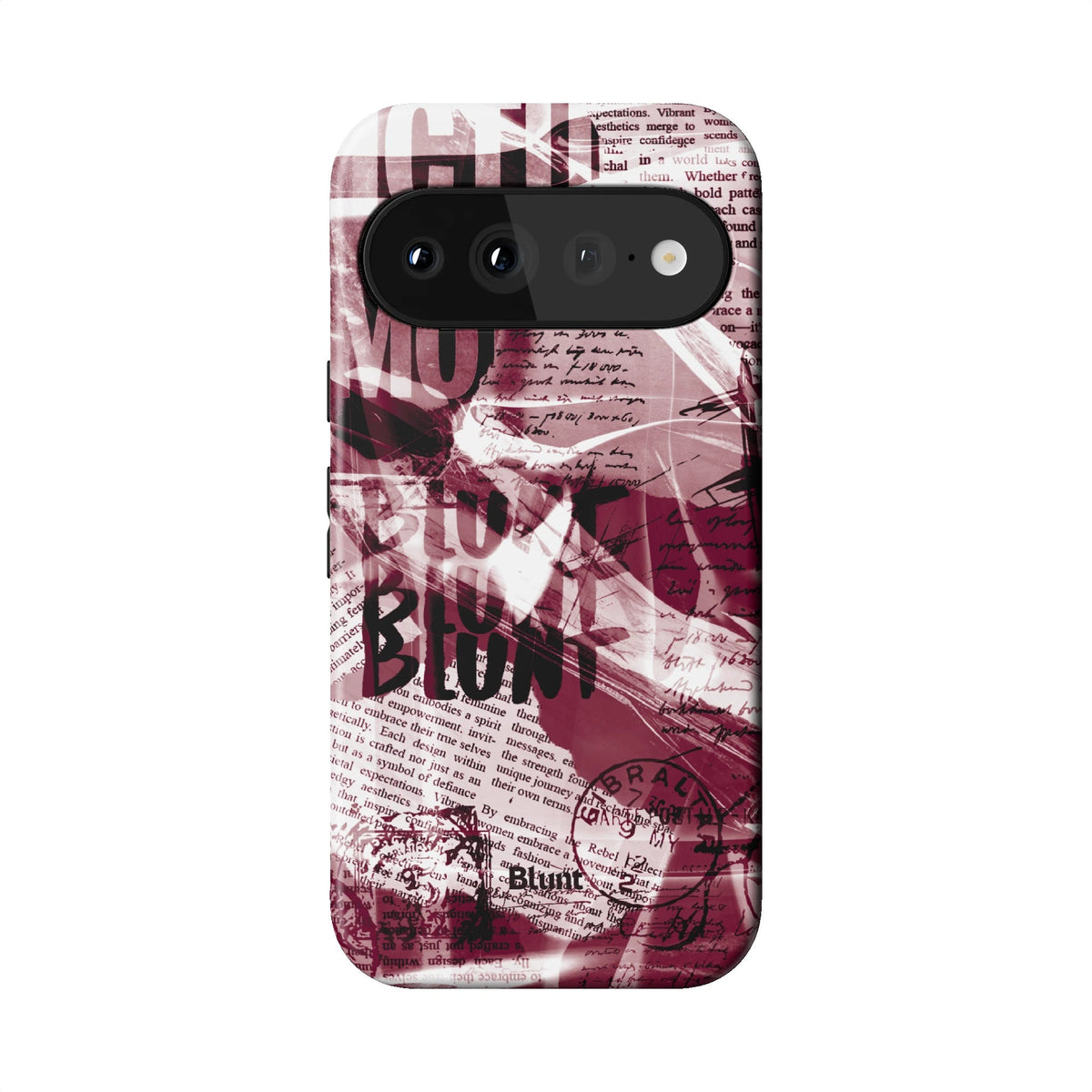 Red Love Letter Pixel Case - Blunt Cases