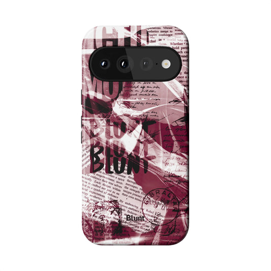 Red Love Letter Pixel Case - Blunt Cases