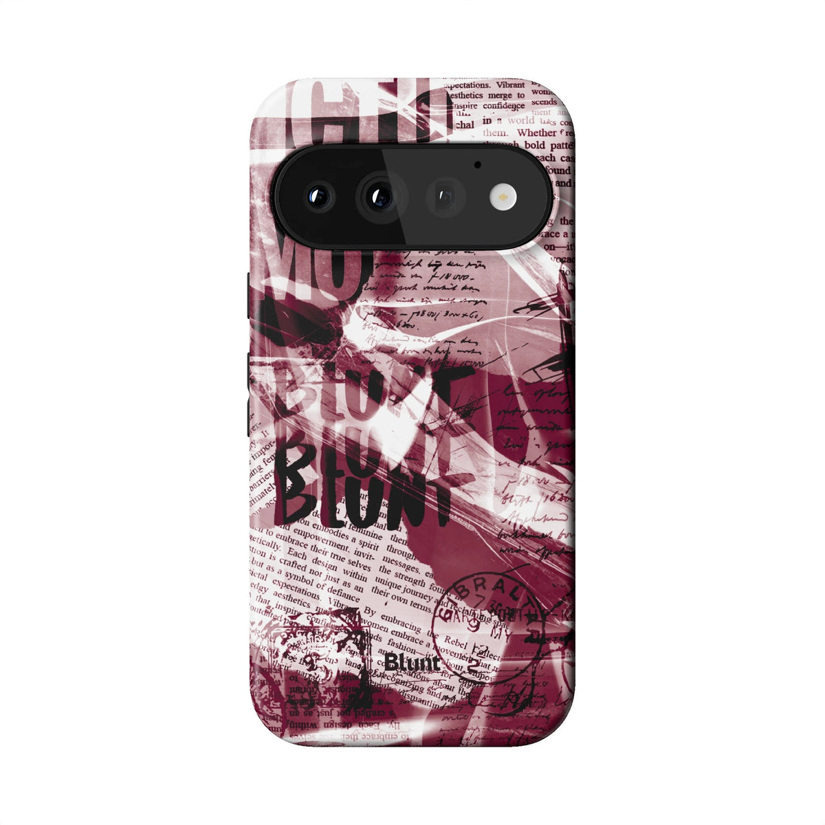 Red Love Letter Pixel Case - Blunt Cases