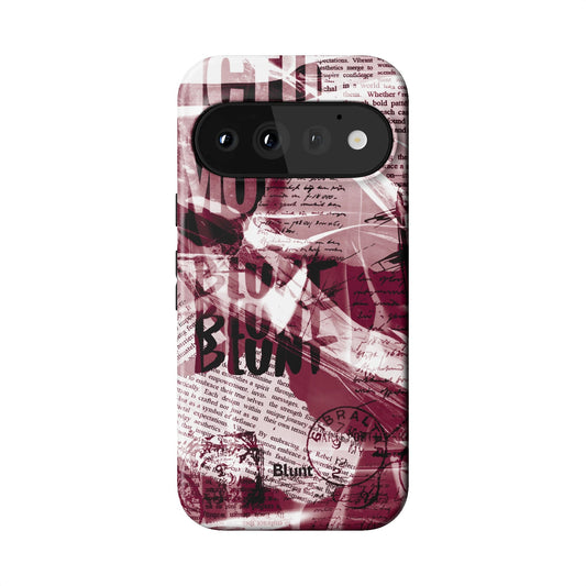 Red Love Letter Pixel Case - Blunt Cases