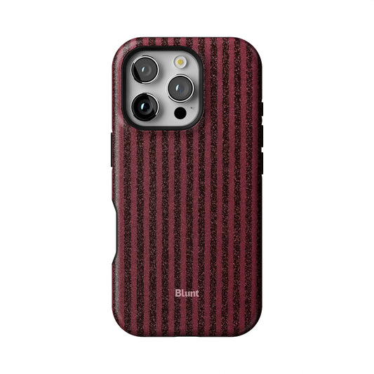 Red Sparkle Stripe iPhone Case gallery - Iphone_16_Pro_1