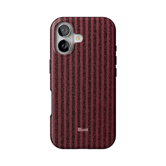 Red Sparkle Stripe iPhone Case gallery - Iphone_17_Iphone_1