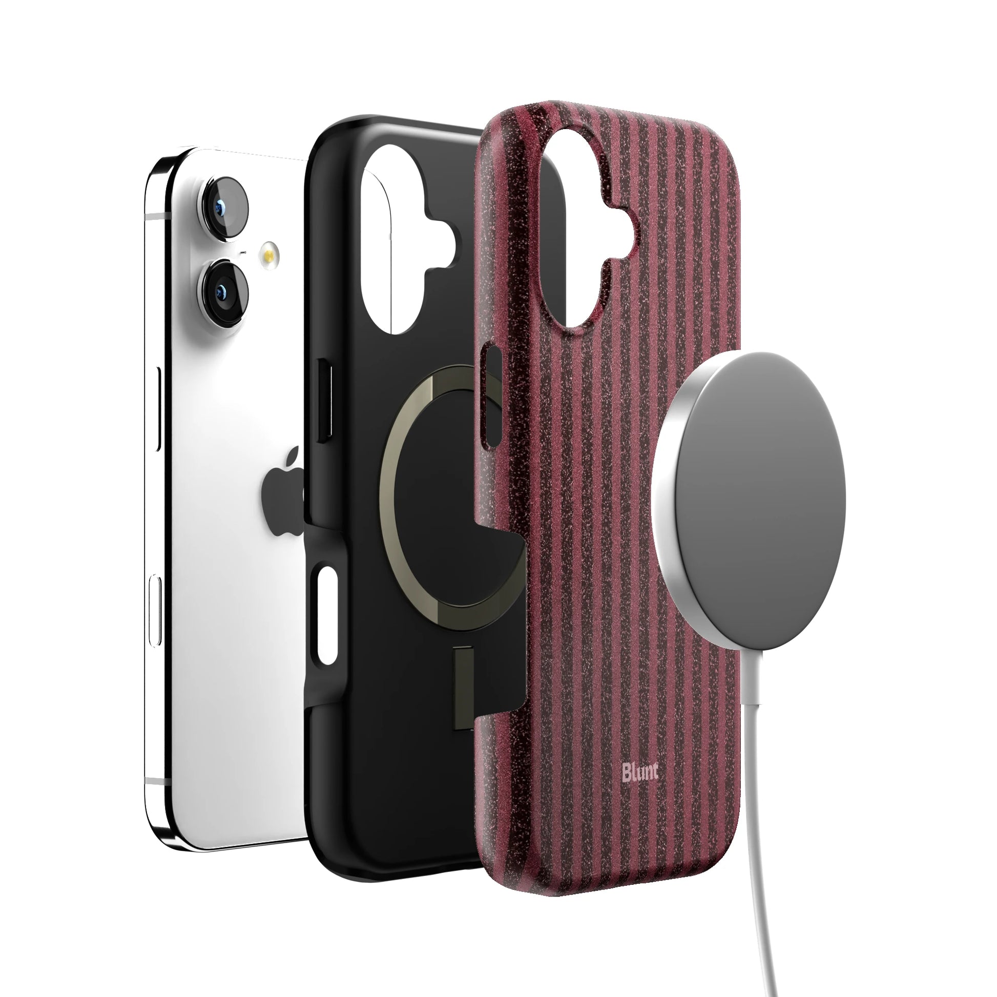 Red Sparkle Stripe iPhone Case gallery - Iphone_17_Iphone_4