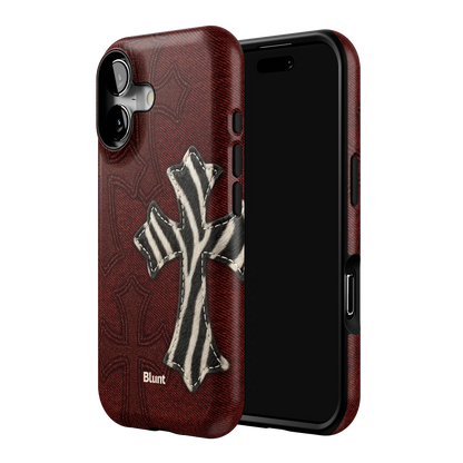 Zebrascale Cross iPhone Case
