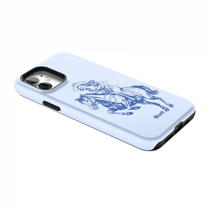 Blue-Lasso-Lady-iphone-case-iPhone 12-2