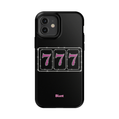 Pink Lucky 777 iPhone Case