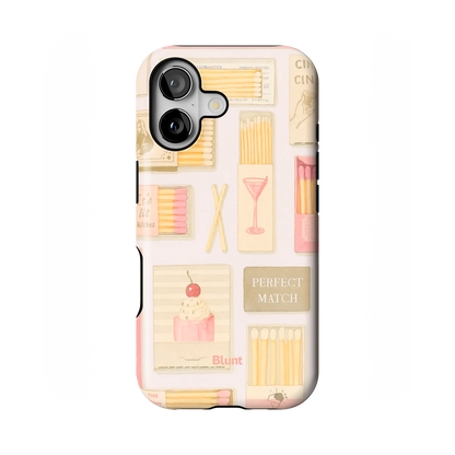Pink Match iPhone Case