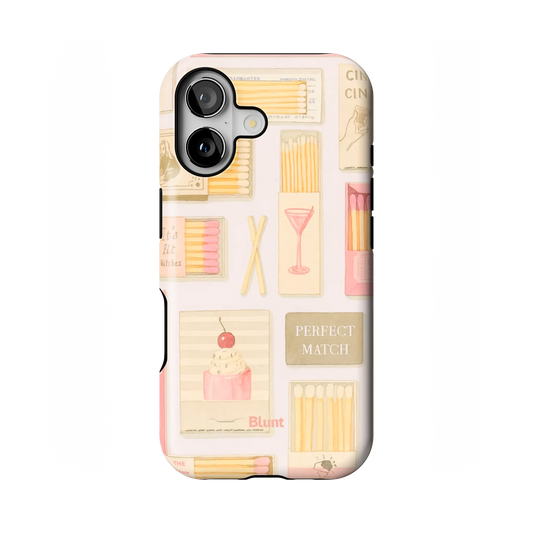 Pink Match iPhone Case