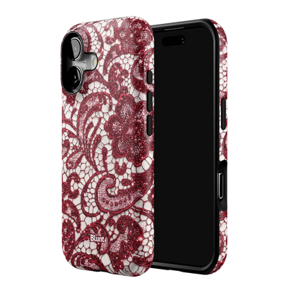 Crimson Lace iPhone Case