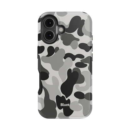 Grey Camo iPhone Case