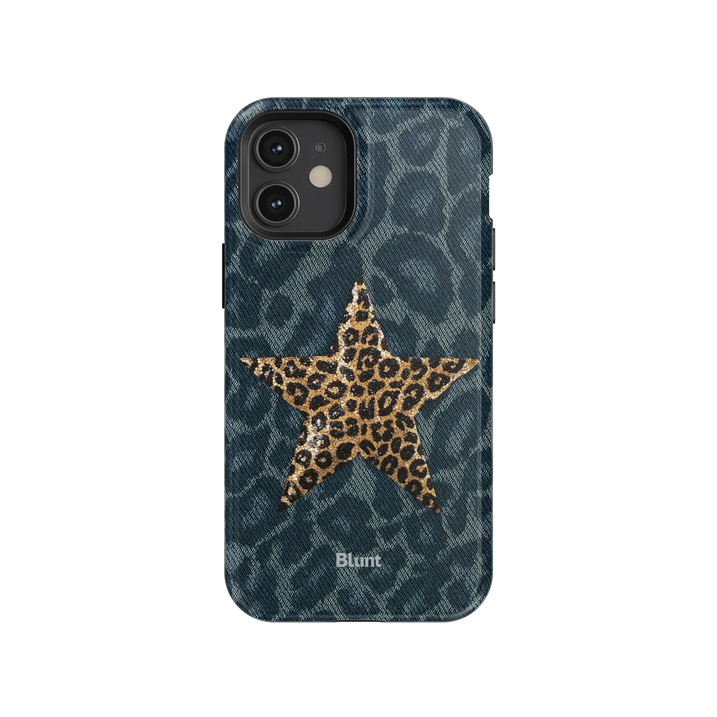 Denim Cheetah iPhone Case