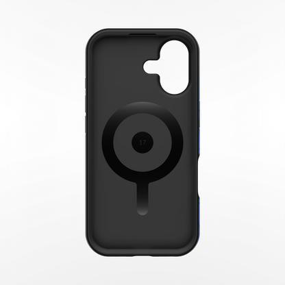 Grey Blue Web iPhone Case