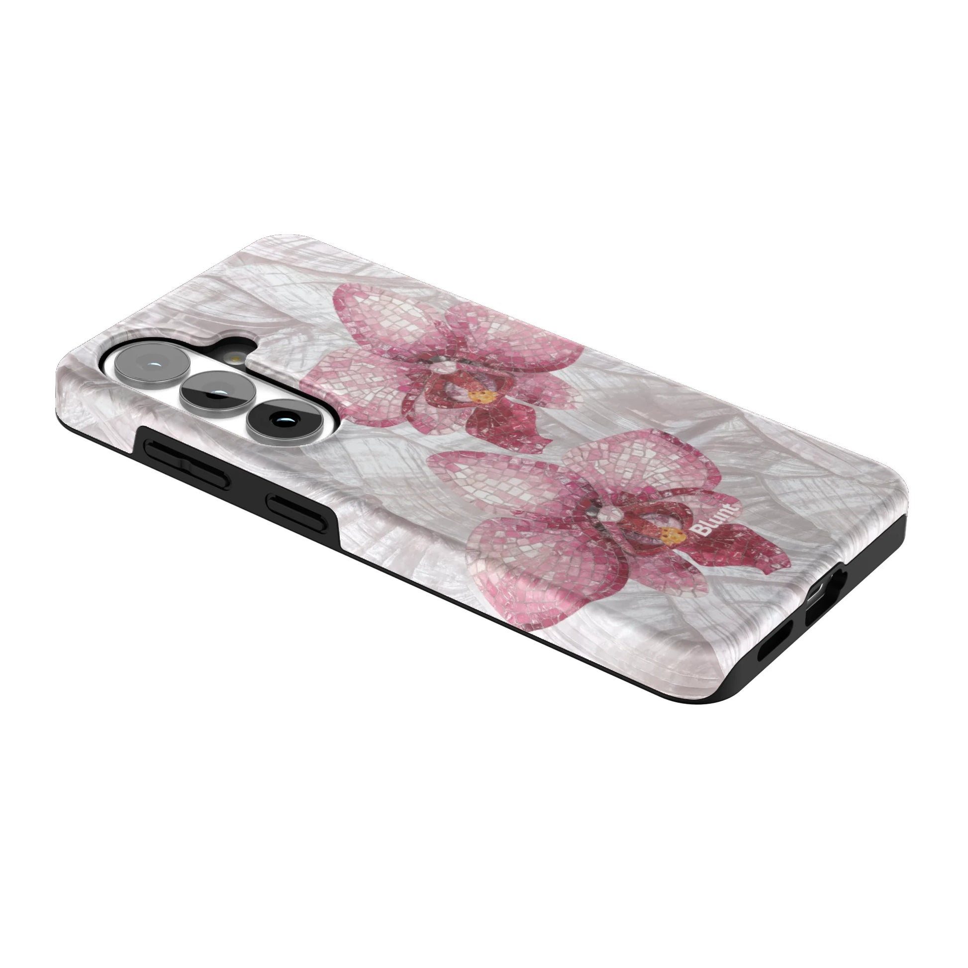 Pink-Mosaic-Orchids-samsung-case-Galaxy S26-2