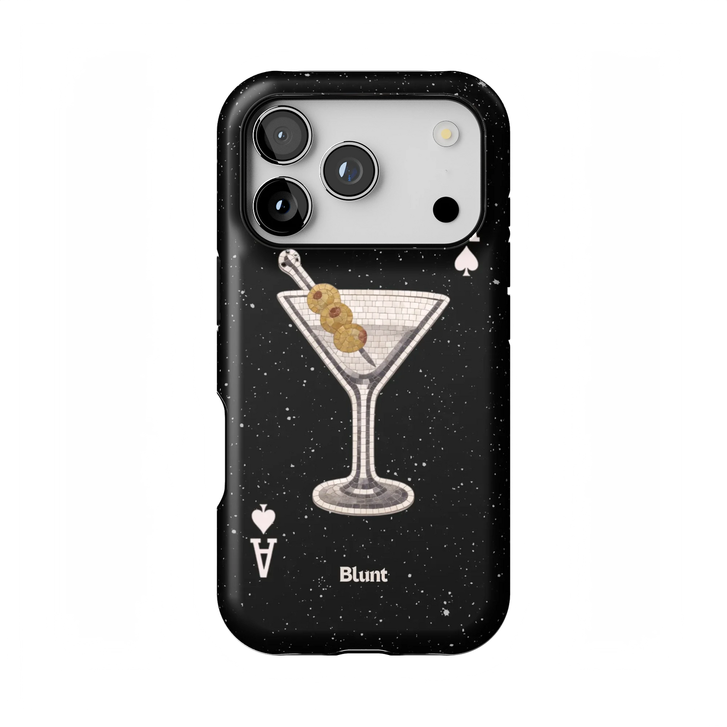 Black Dirty Martini iPhone Case