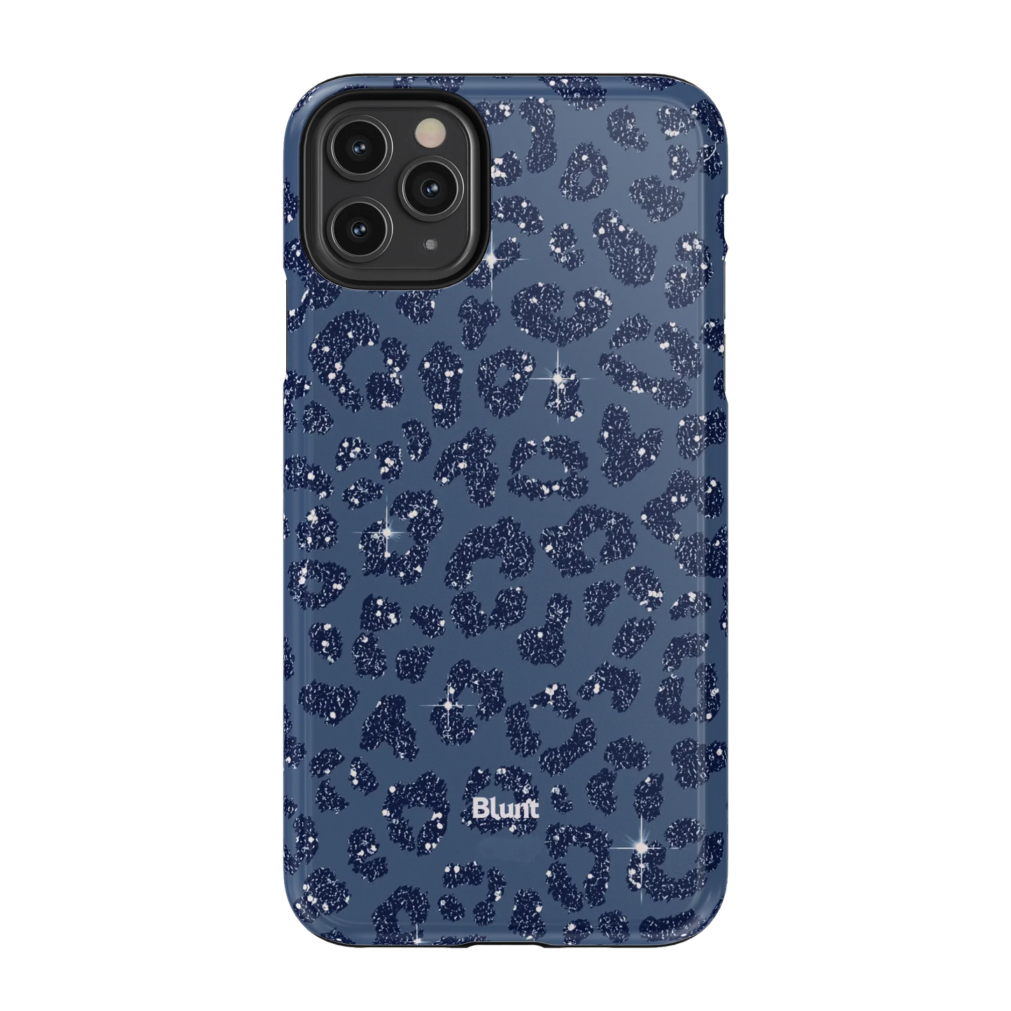 Blue Cheetah Print iPhone Case