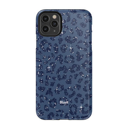 Blue Cheetah Print iPhone Case