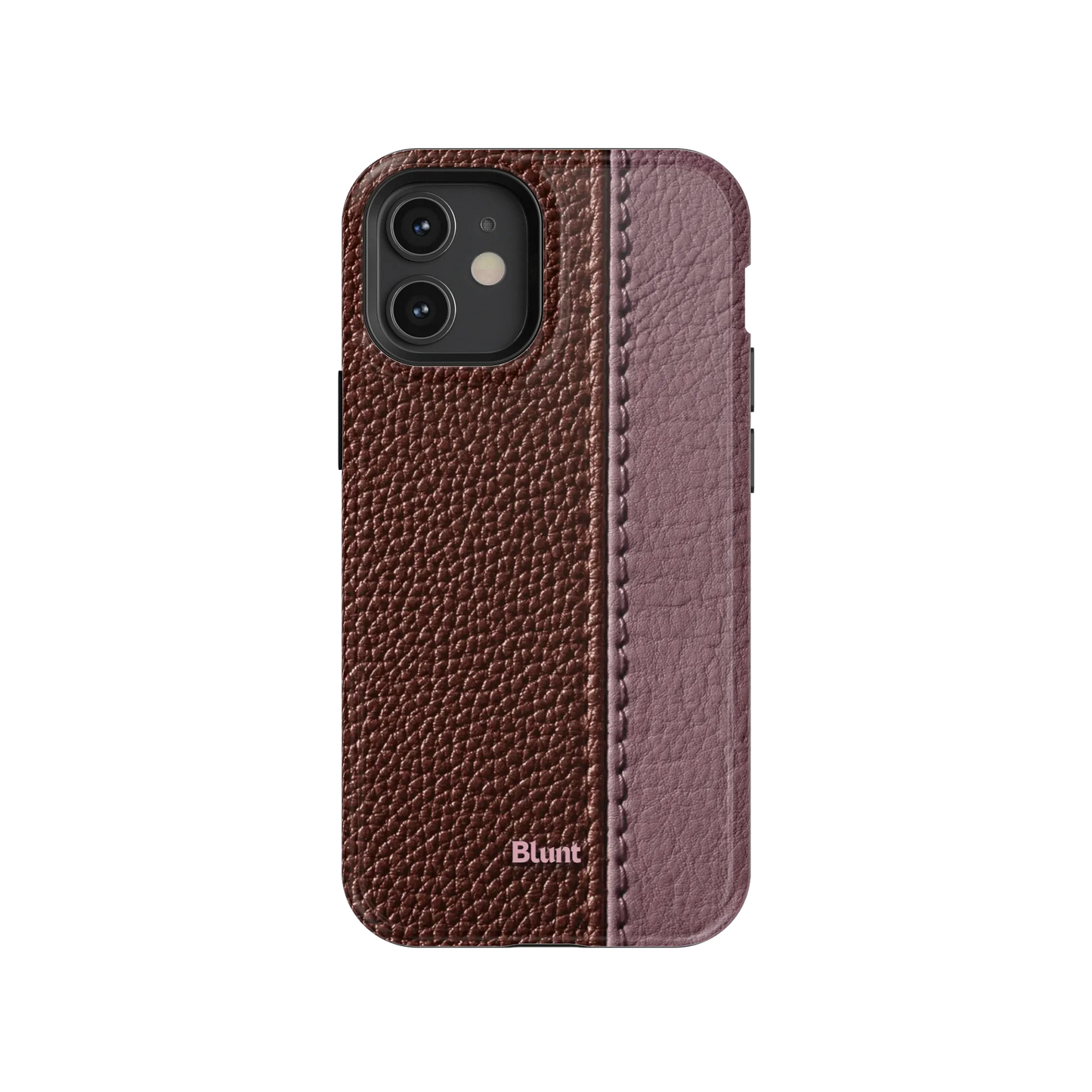 Maroon Grain iPhone Case