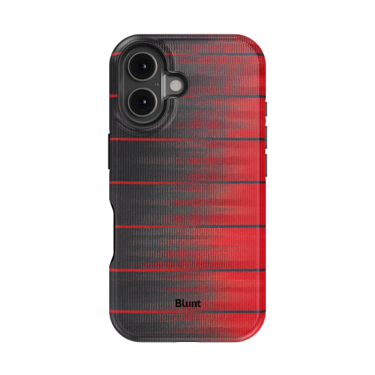 Crimson Stripe iPhone Case