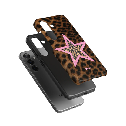 Pink Cheetah Starlette Samsung Case