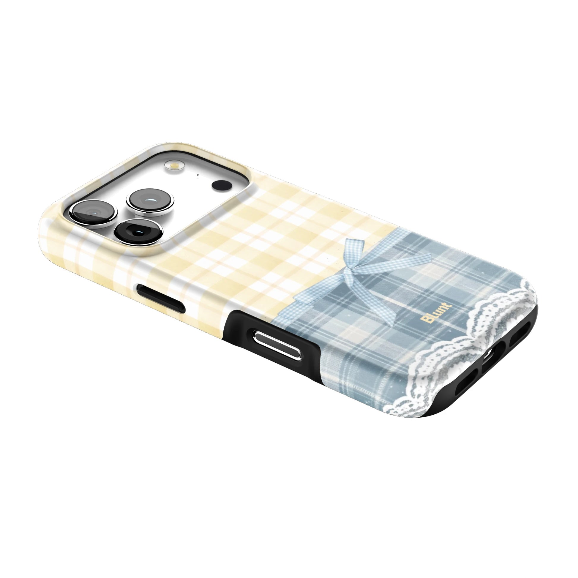 Blue-Lemonplaid-iphone-case-iPhone 17 Pro-2