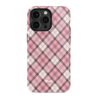 Pink Plaid iPhone Case