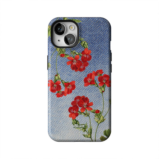 Denim-Posy-iphone-case-iPhone 13-1