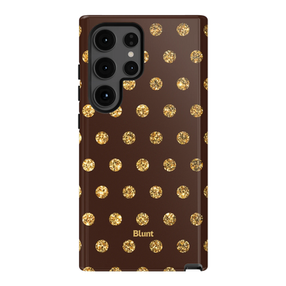 Gold Polka Samsung Case