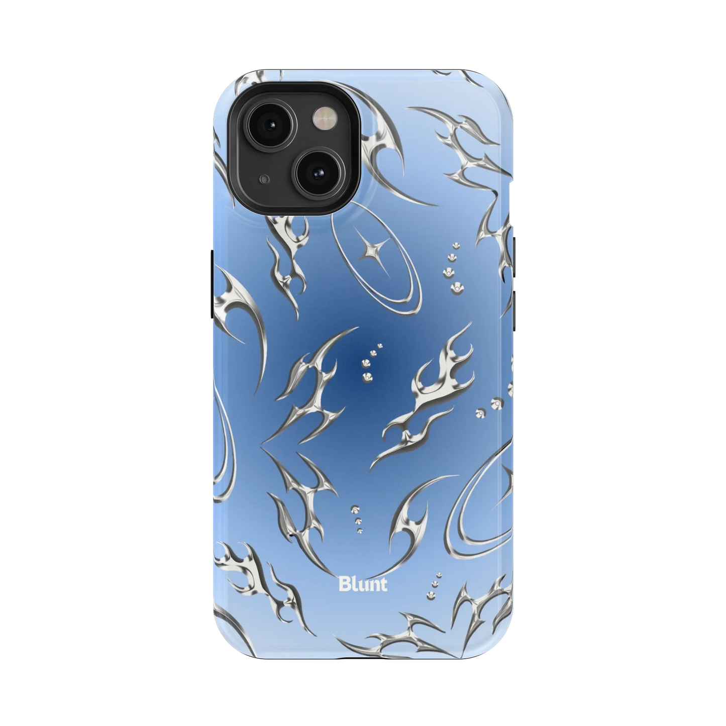 Blue Cyber iPhone Case