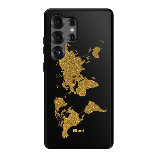 Golden-Border-samsung-case-Galaxy S25 Ultra-1